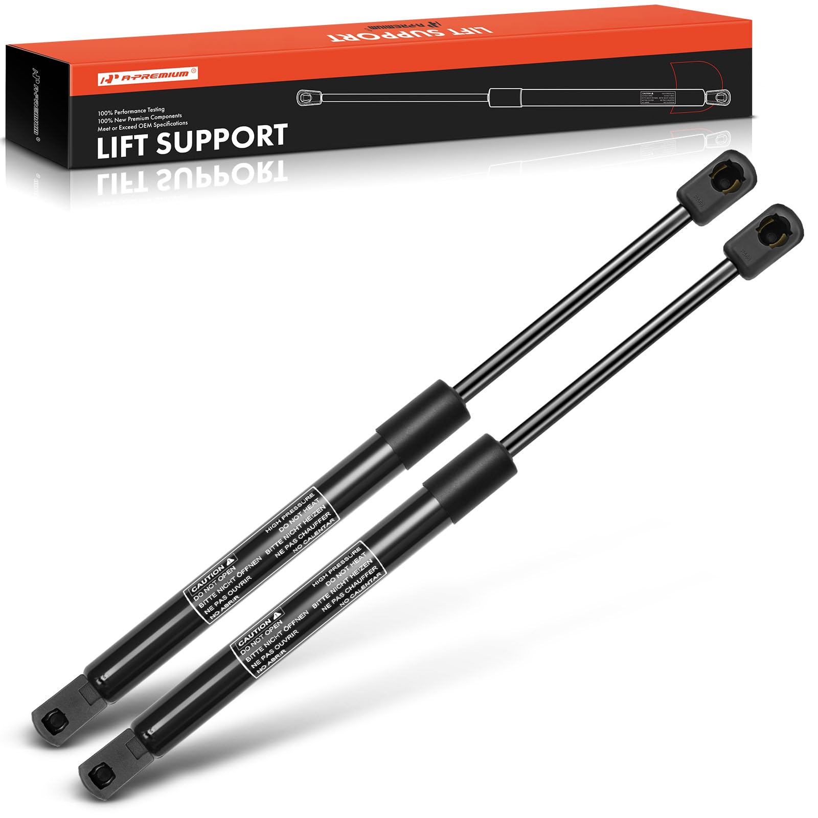 A-Premium lift supports in protective packaging showing secure delivery benefit
