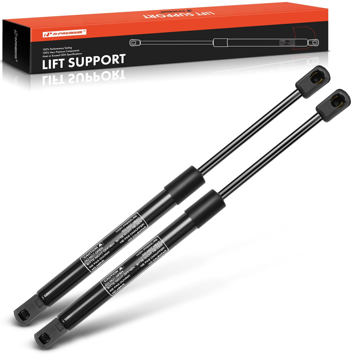A-Premium lift supports in protective packaging showing secure delivery benefit