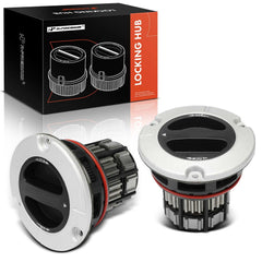 A-Premium front hub assembly front view showing fit and durability