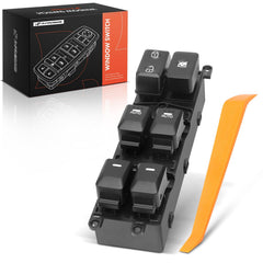A-Premium front view of driver side switch showing button layout and quick identification benefit
