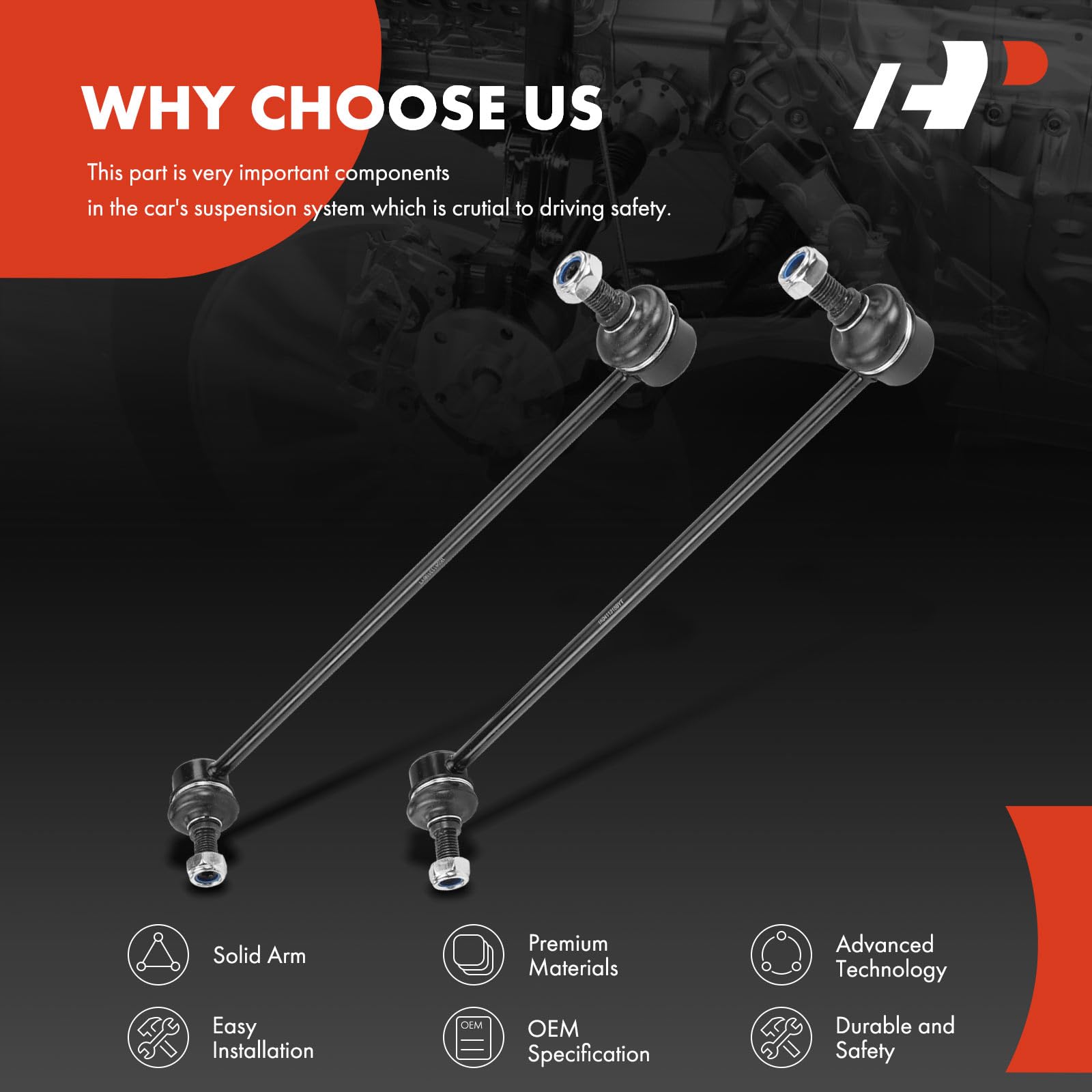 A-Premium front link next to ruler showing accurate size and scale