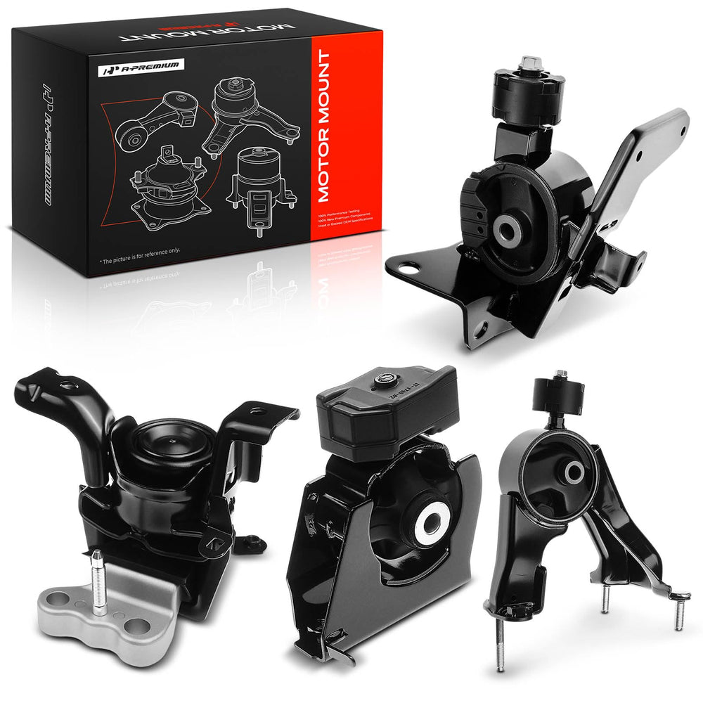 A-Premium front motor mount in packaging showing fit and durability