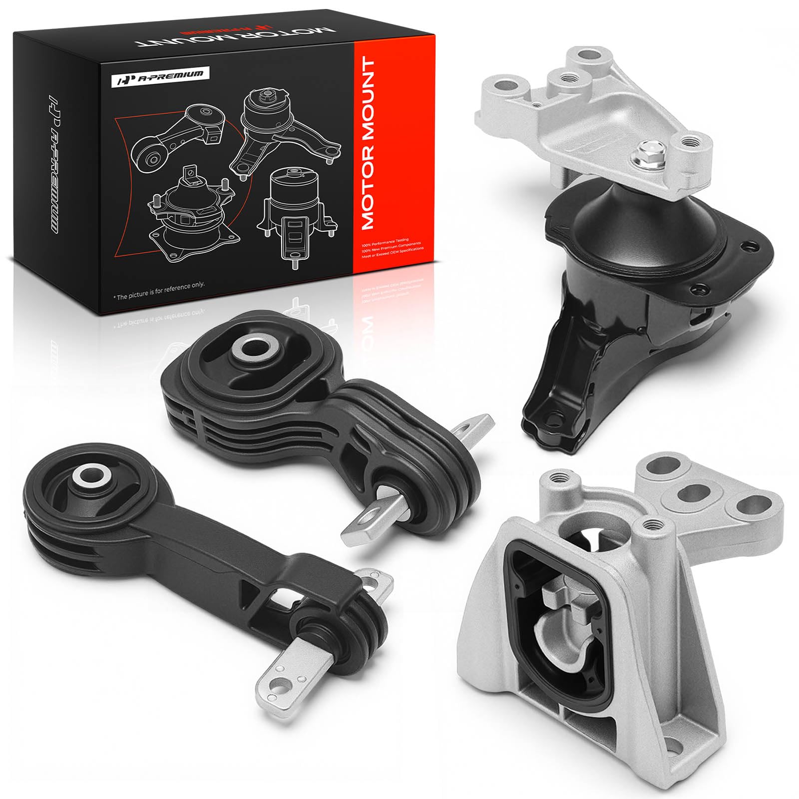 A-Premium front motor mount packaging showing OEM fit and peace of mind