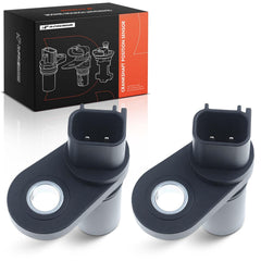 A-Premium front packaging showing two camshaft position sensors and benefits