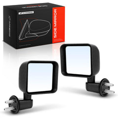 A-Premium front packaging showing driver and passenger mirrors, reliable replacement