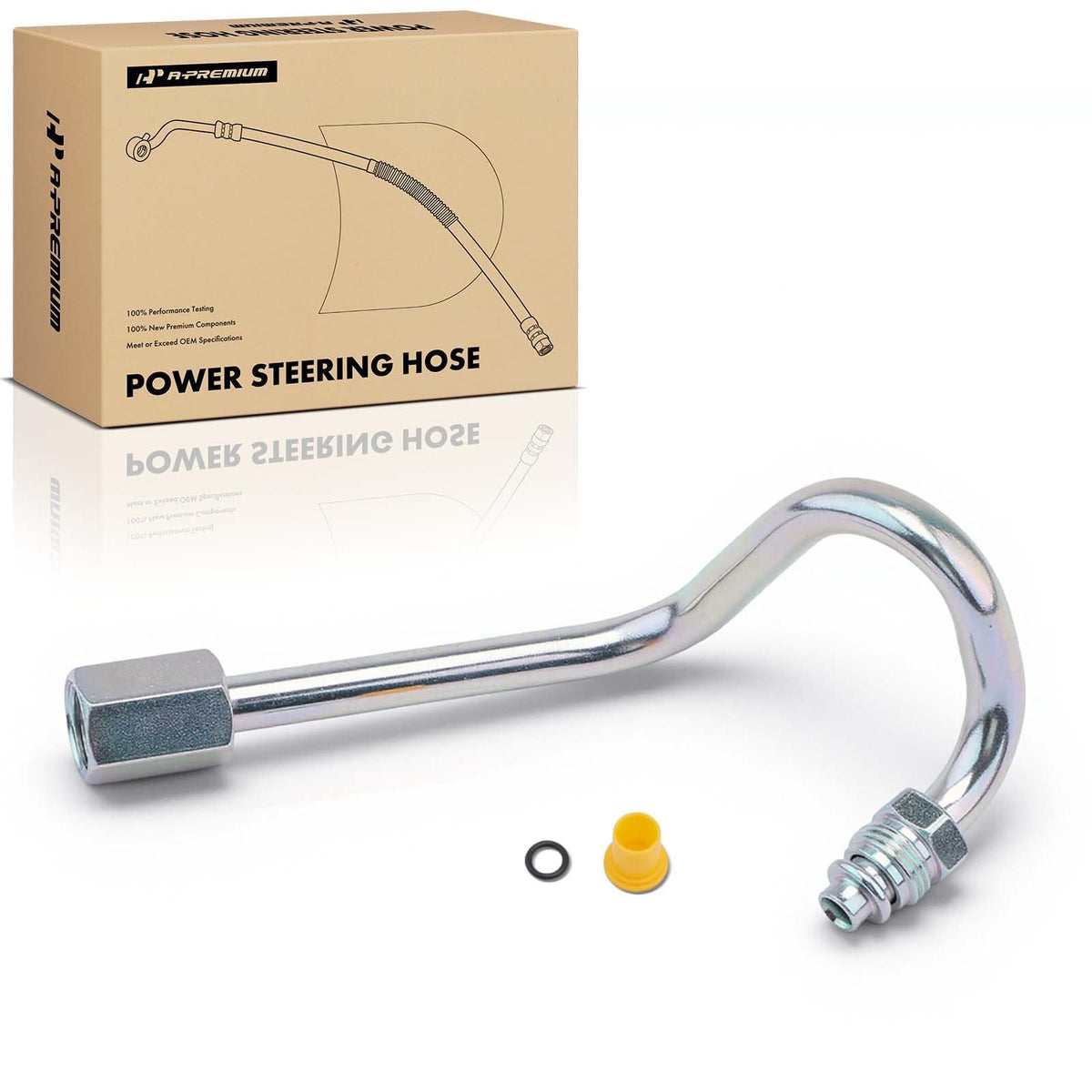 A-Premium front packaging showing complete hose assembly and ready-fit benefit
