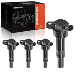 A-Premium front pack showing four ignition coils and benefits of OE fit