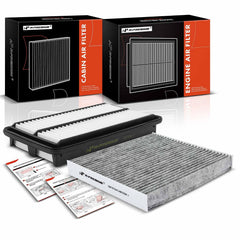 A-Premium front packaging showing both filters and box, clear product identification and fitment