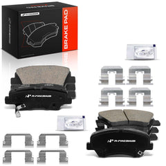 A-Premium front pad packaging showing fitment and benefits