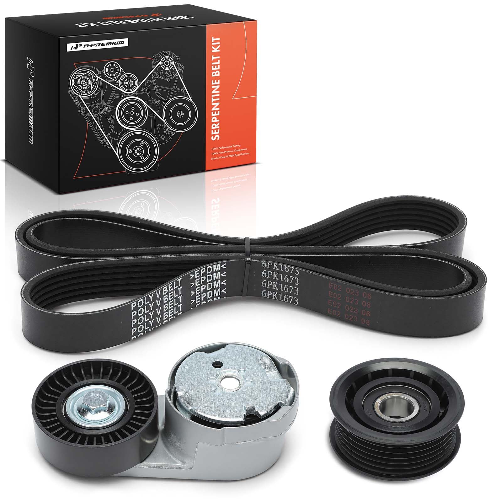 A-Premium front packaging showing kit and peace-of-mind guarantee