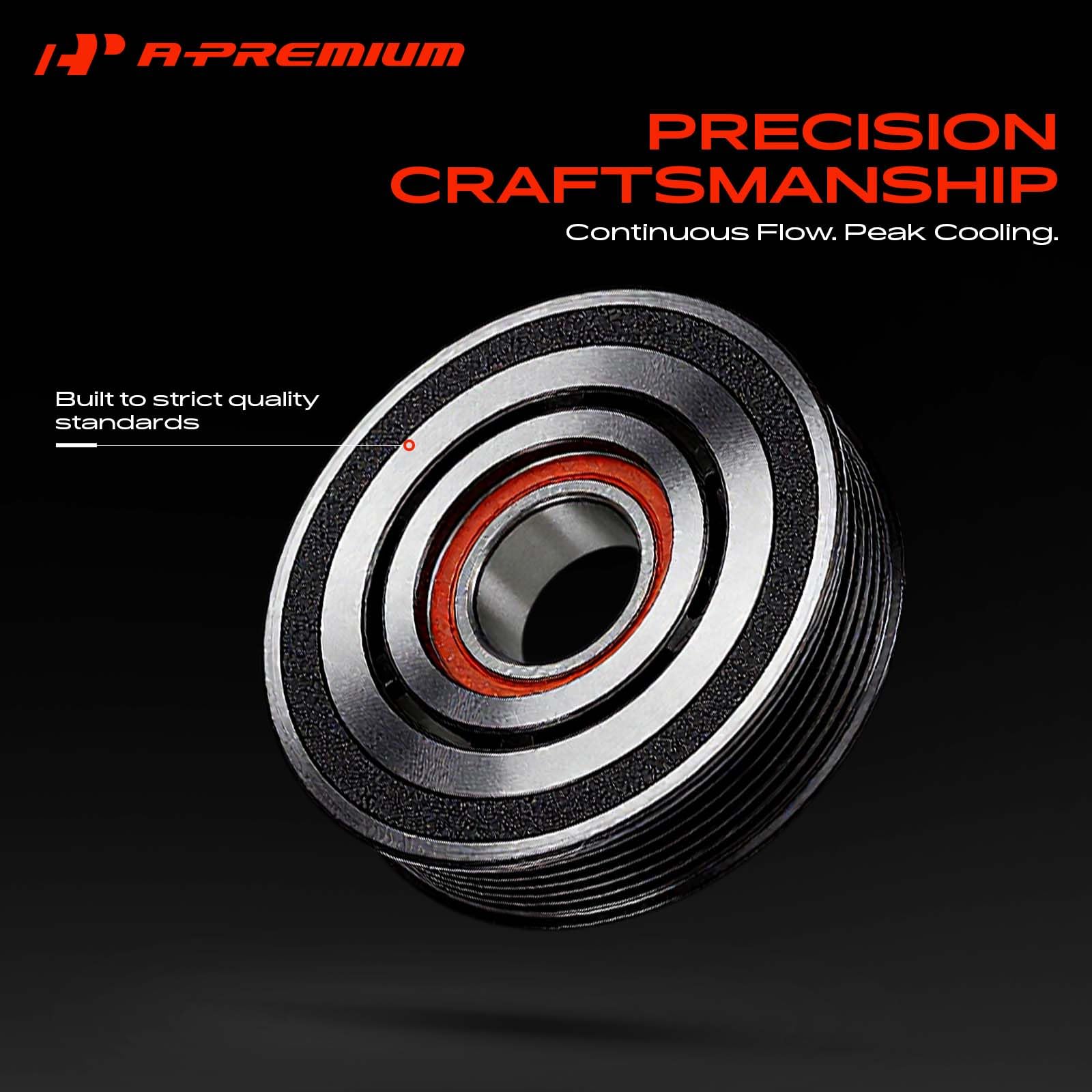 A-Premium front plate detail showing bolt holes for accurate mounting