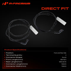 A-Premium front sensor mounted on caliper for accurate wear detection