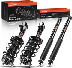 A-Premium front strut assembly in packaging showing ready-to-install benefit