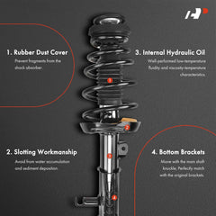 A-Premium front strut top mount detail demonstrating correct alignment