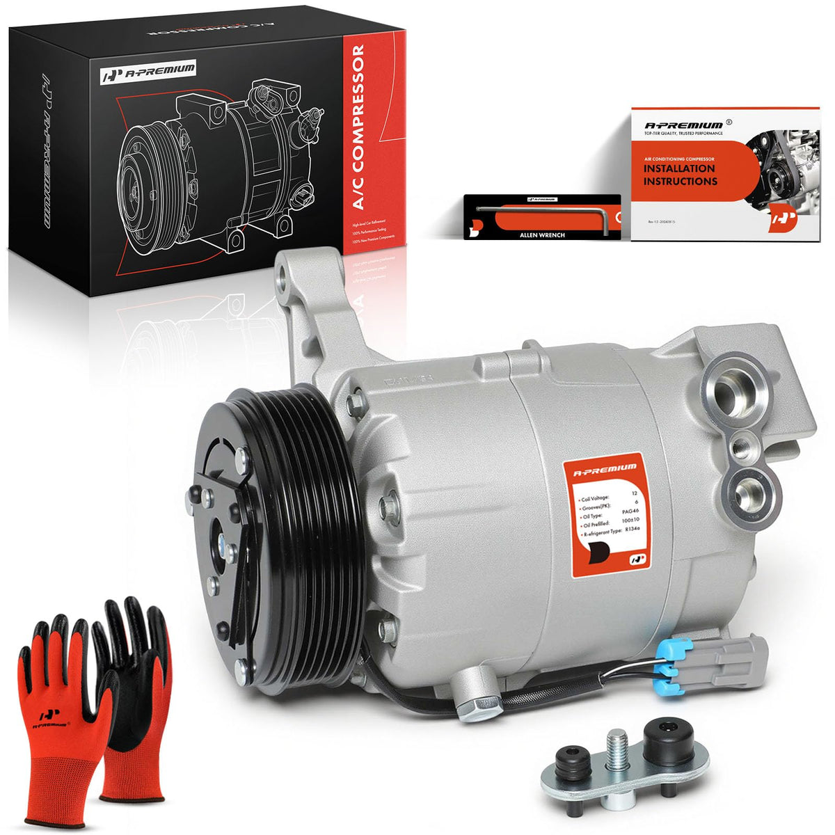 A-Premium front view assembled compressor showing ready-to-install unit and reliable fit