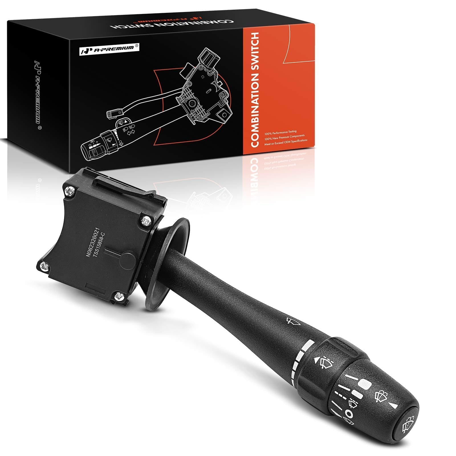 A-Premium front view assembly showing lever and housing for easy replacement
