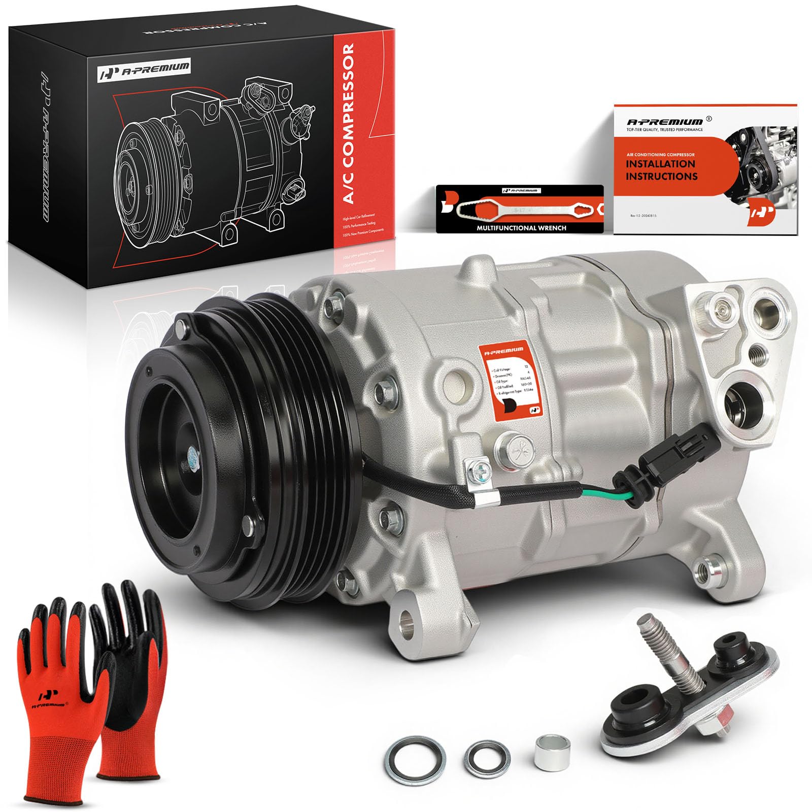 A-Premium compressor front view showing robust construction and fitment benefit