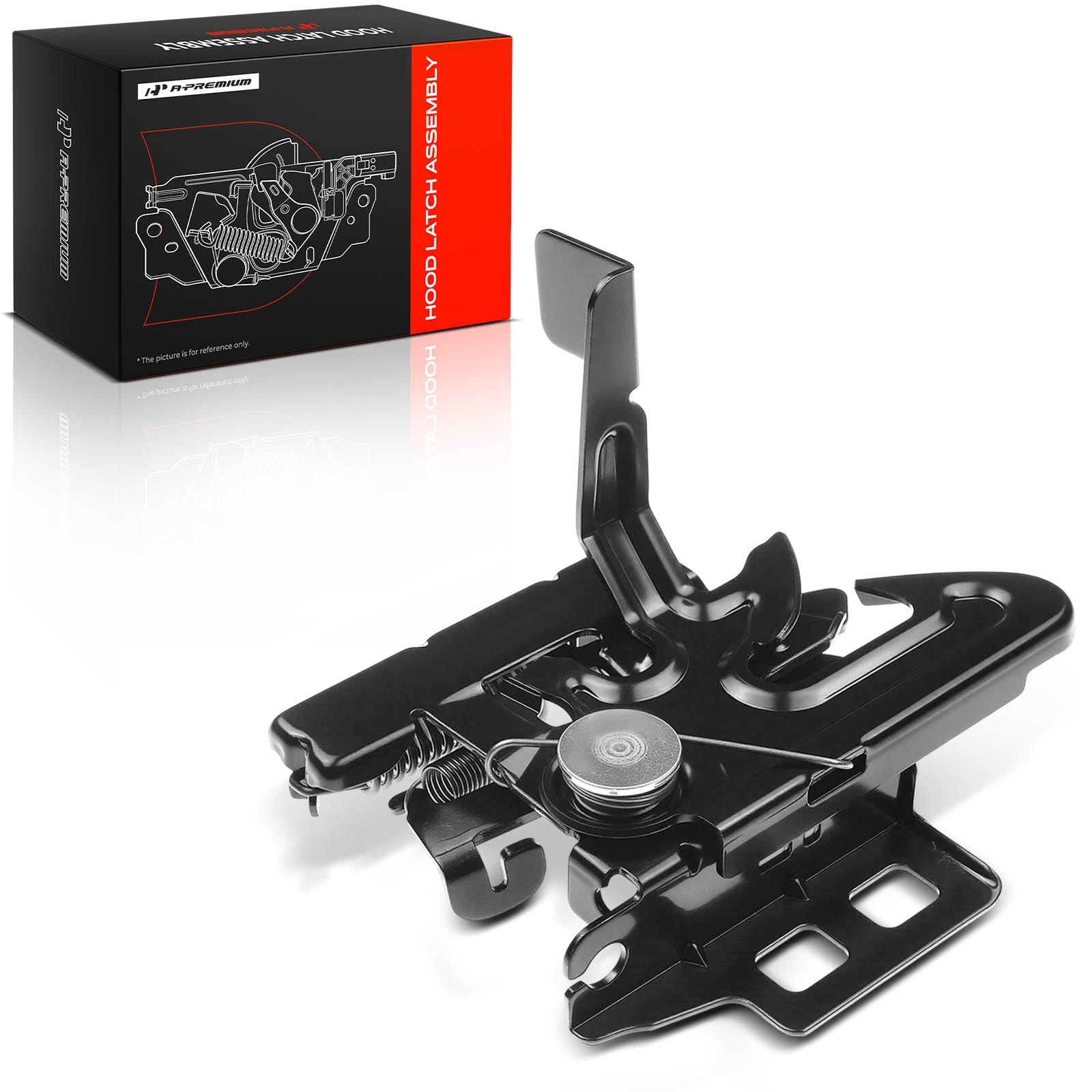 A-Premium front view of hood latch showing durable construction and secure fit