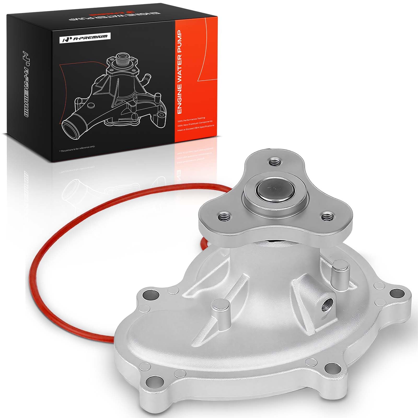 A-Premium front view pump showing overall design and reliable fit
