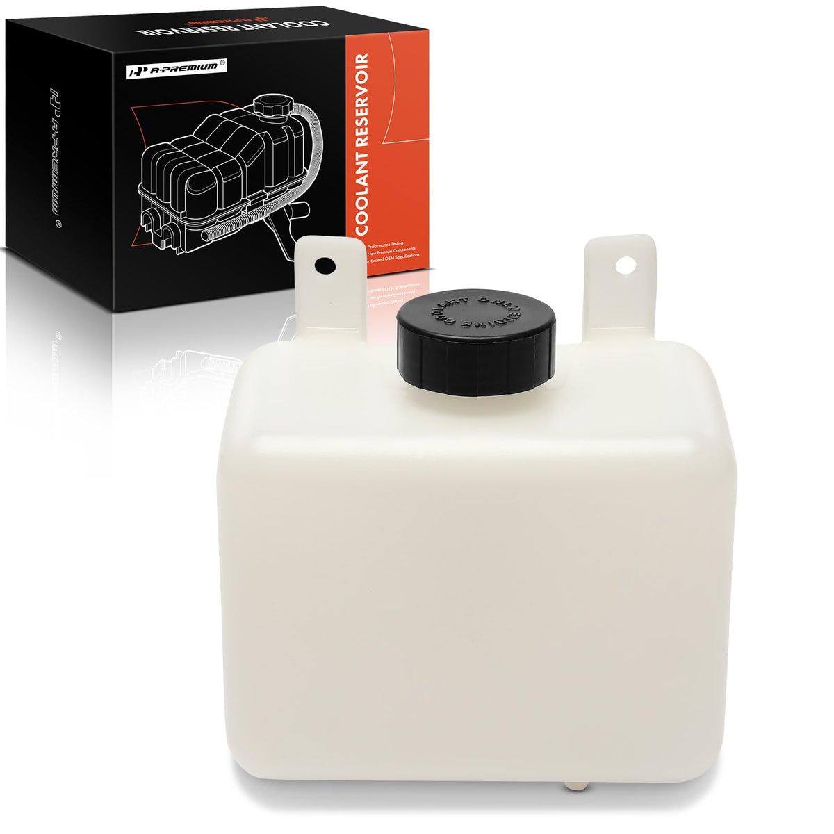 A-Premium front view reservoir showing compact shape and reliable storage benefit