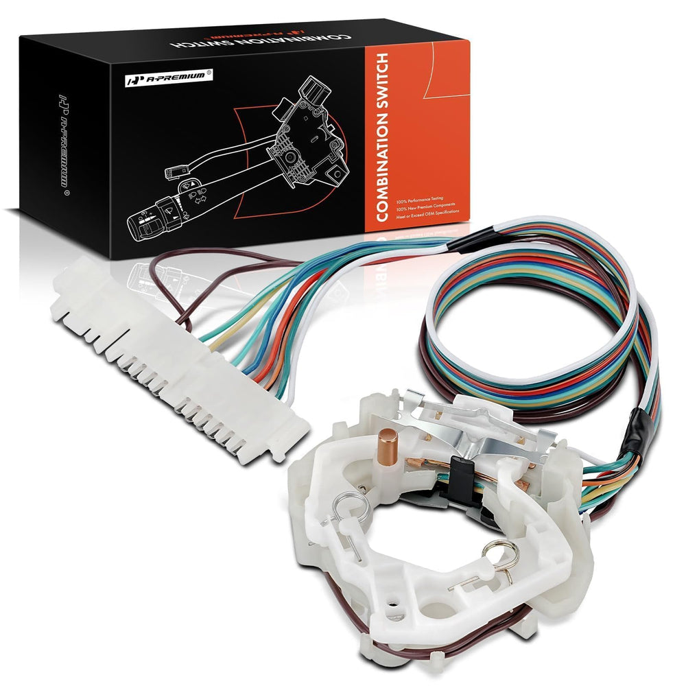 A-Premium front view of turn signal switch showing factory-style appearance and reliable replacement
