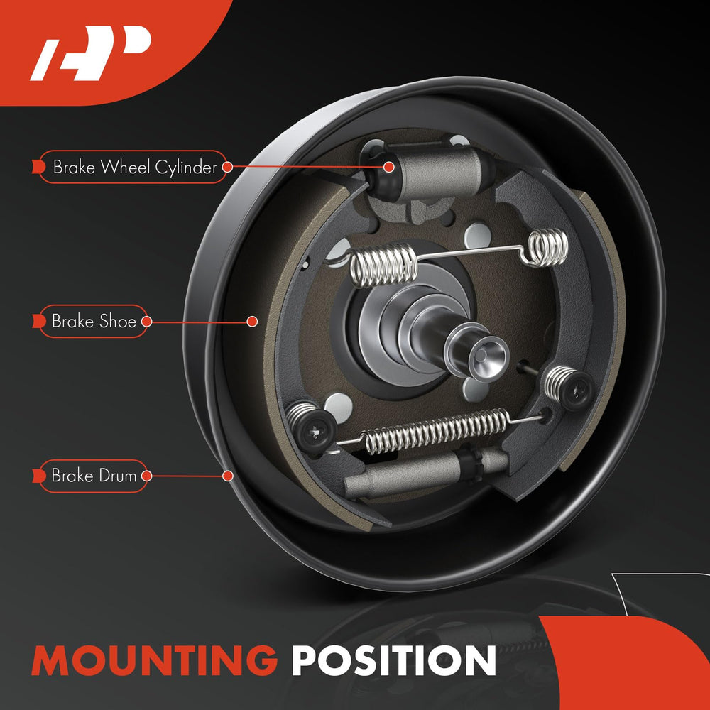 A-Premium front wheel cylinder side profile highlighting cast iron construction benefit