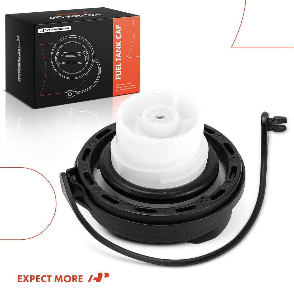 A-Premium cap size comparison showing scale and easy replacement handling