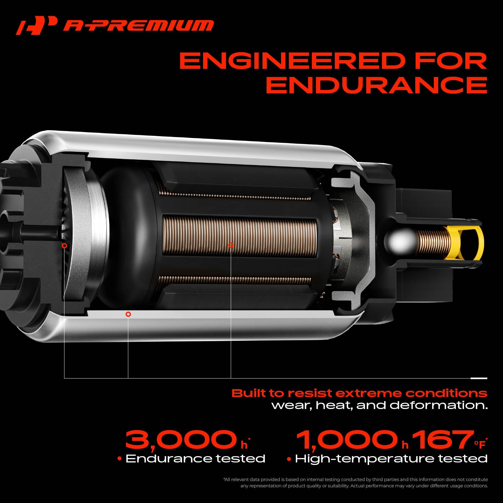 A-Premium close-up of sending unit ensuring reliable fuel level readings