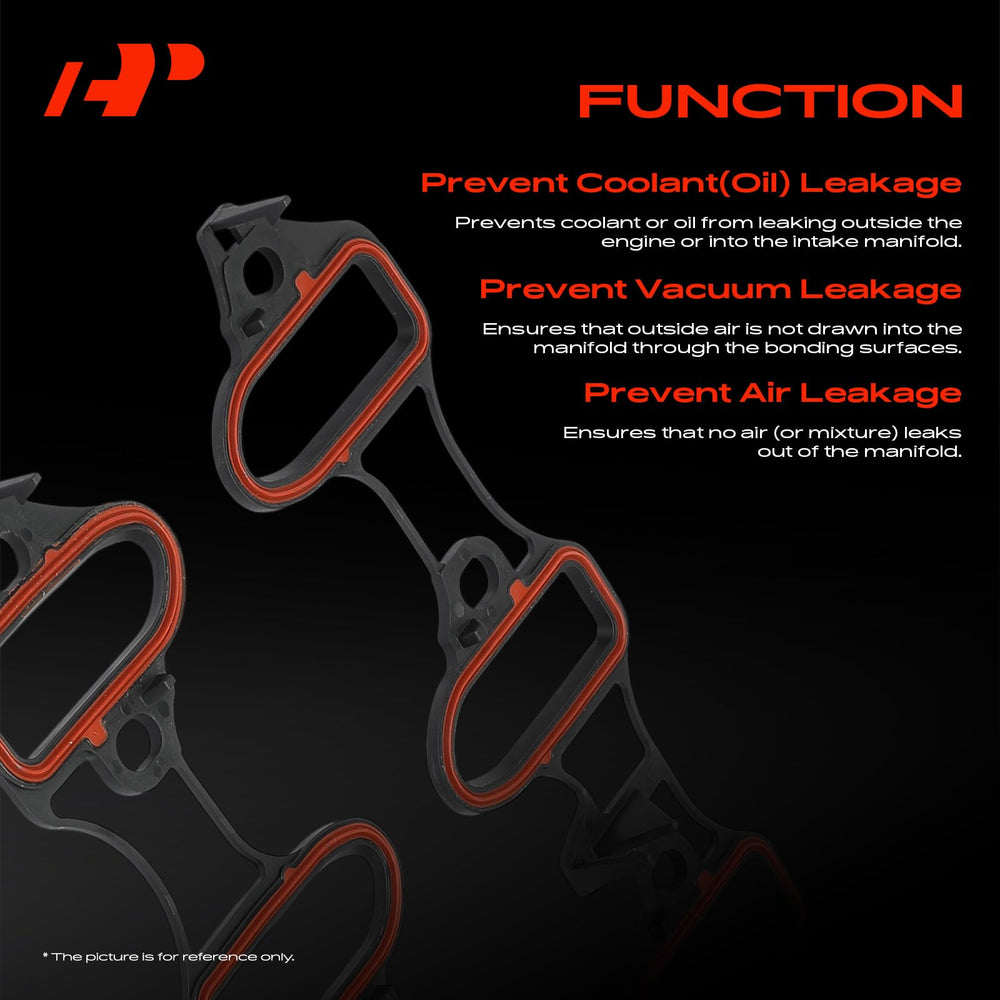 A-Premium gasket installed on intake manifold illustrating proper fitment benefit