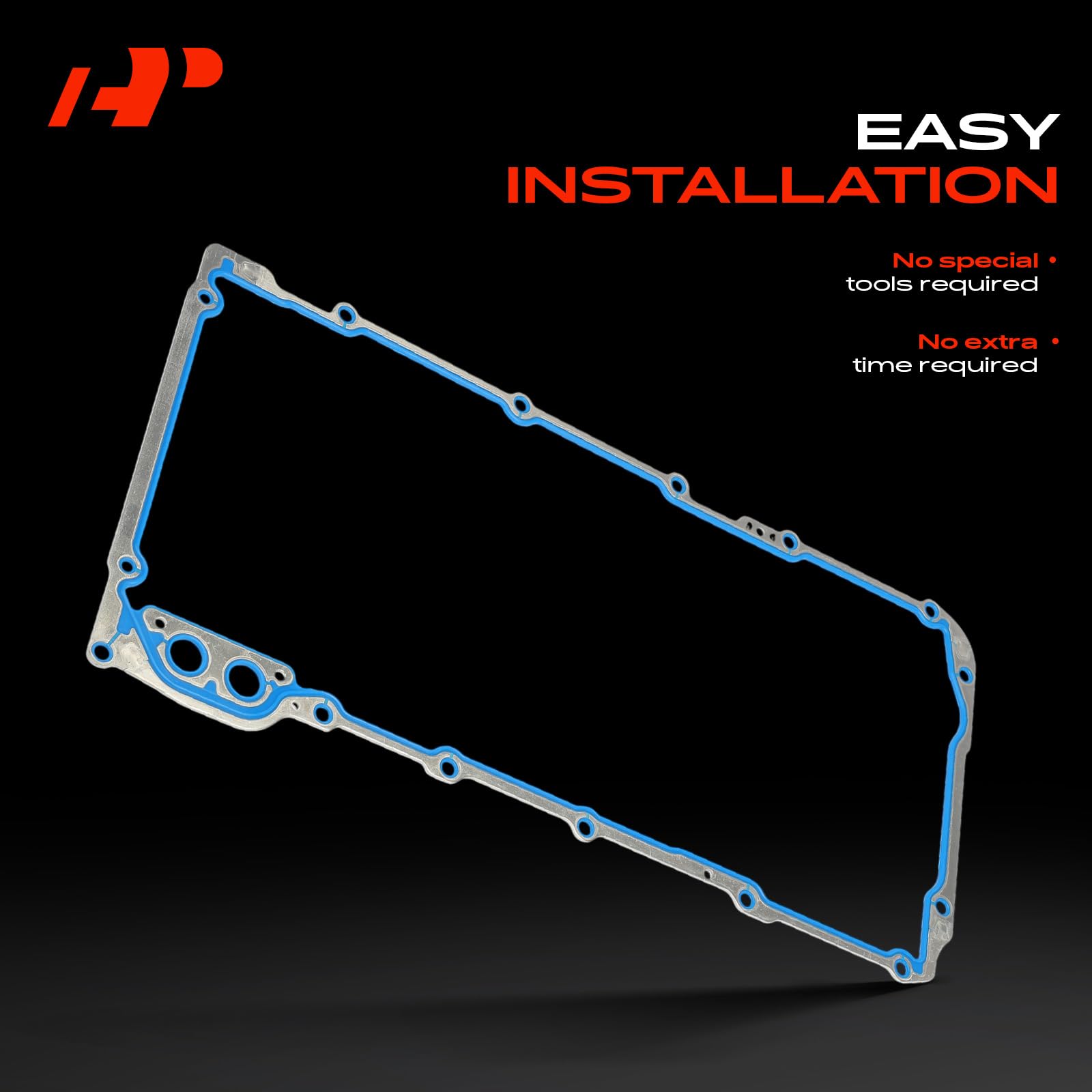 A-Premium gasket next to ruler showing dimensions for confident purchase