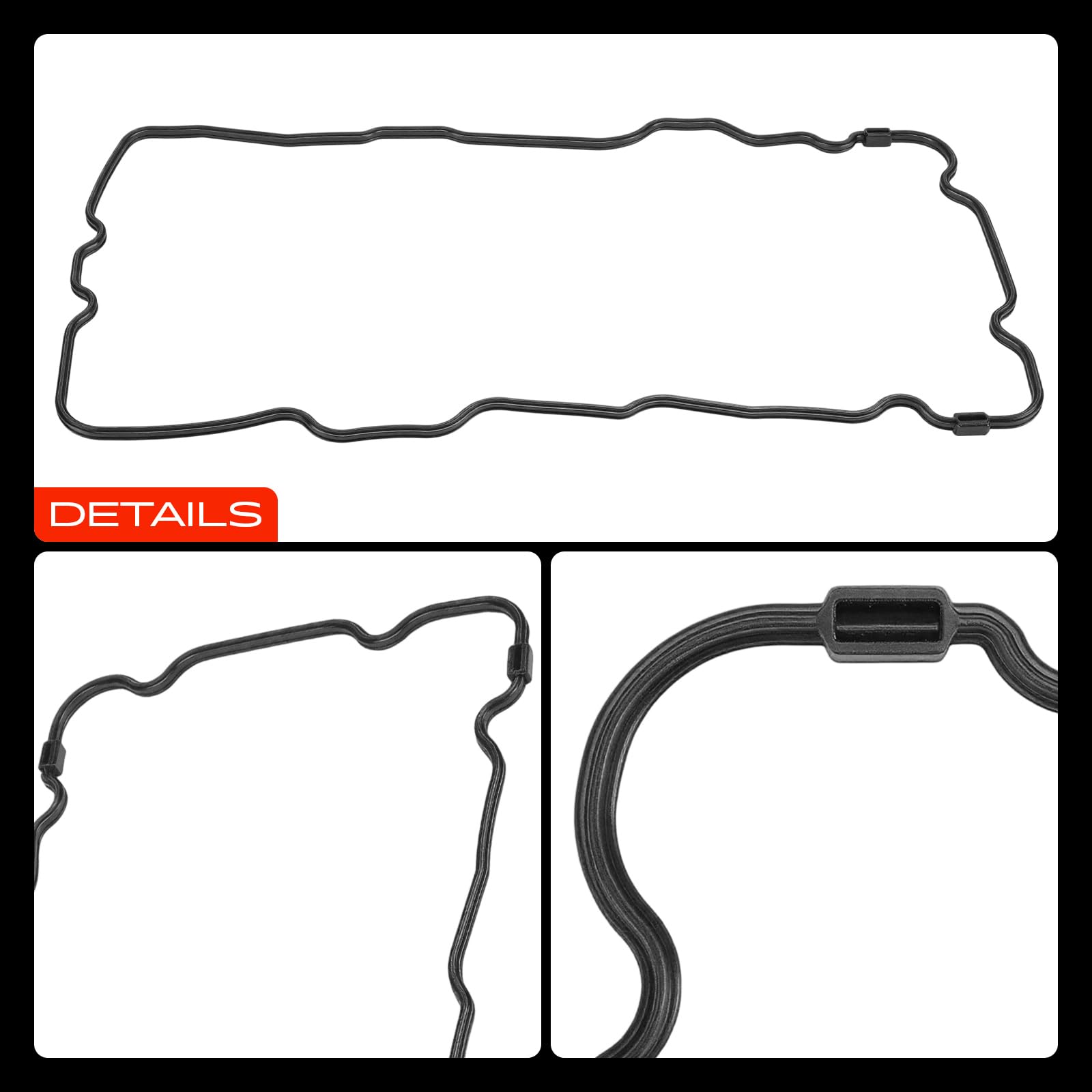 A-Premium gasket under vehicle showing correct lower-side oil pan application benefit