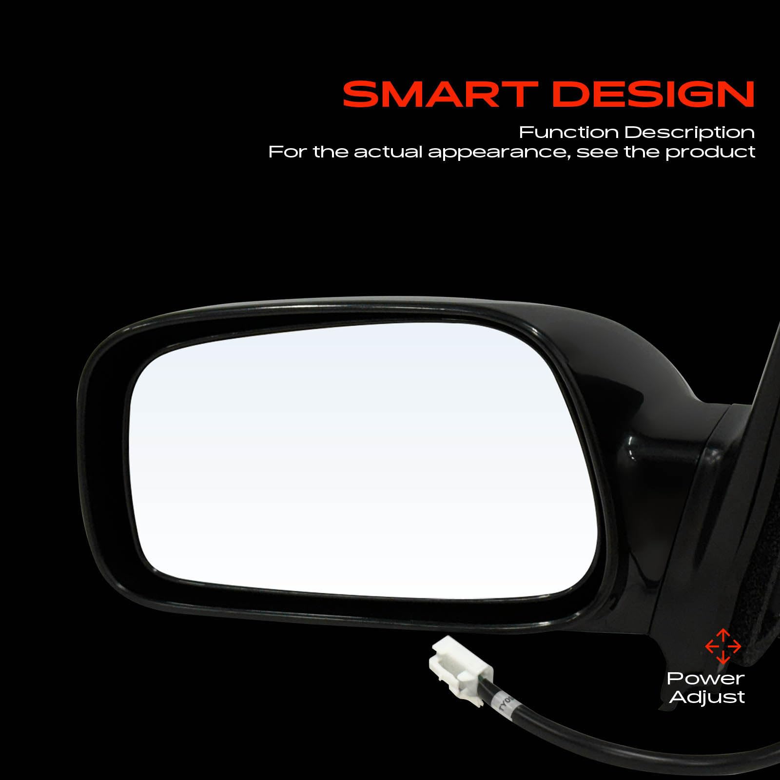 A-Premium glass closeup showing flat reflective surface for clear visibility