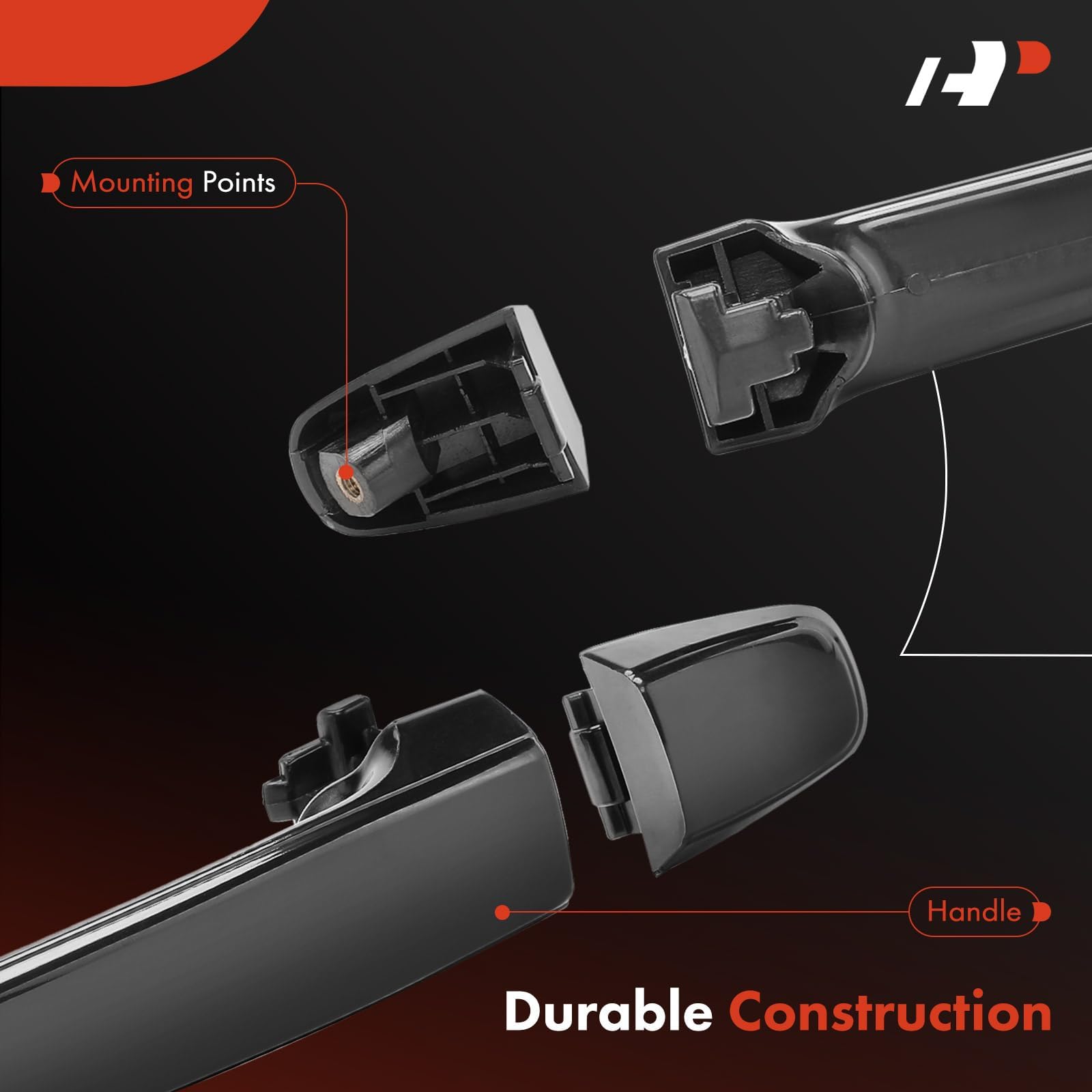 A-Premium detailed view of mounting points and edges, accurate factory match