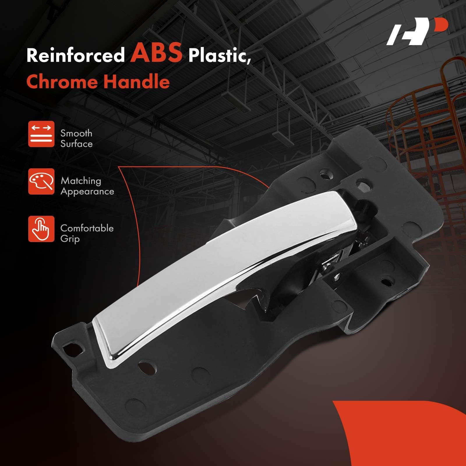 A-Premium handle installed in door panel demonstrating proper fit and operation