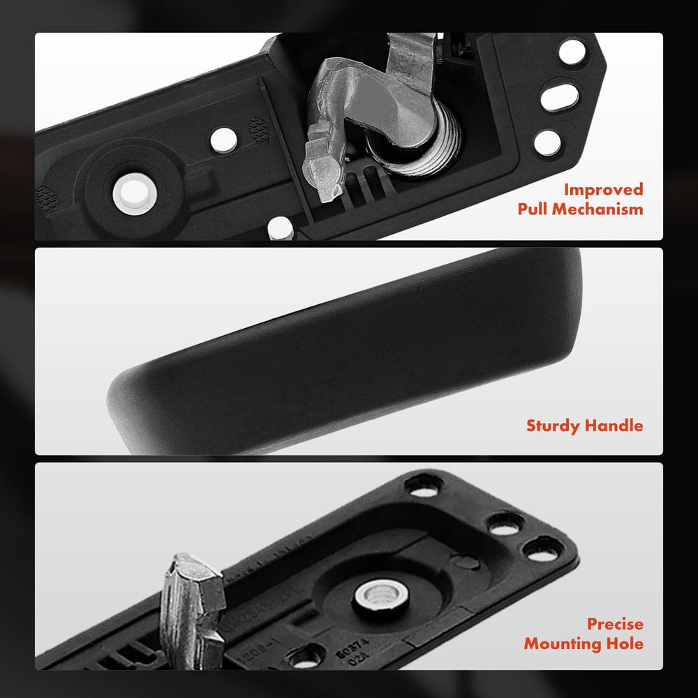 A-Premium handle side profile showing mounting points for easy alignment