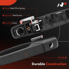 A-Premium handle side profile showing mounting points for easier install