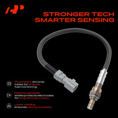 A-Premium heated sensor wiring length detail showing 575 mm cable for routing benefit