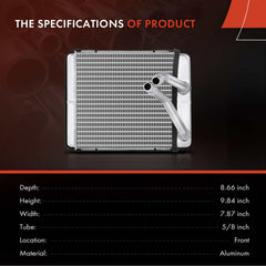 A-Premium close-up of aluminum fins demonstrating high-density heat dissipation