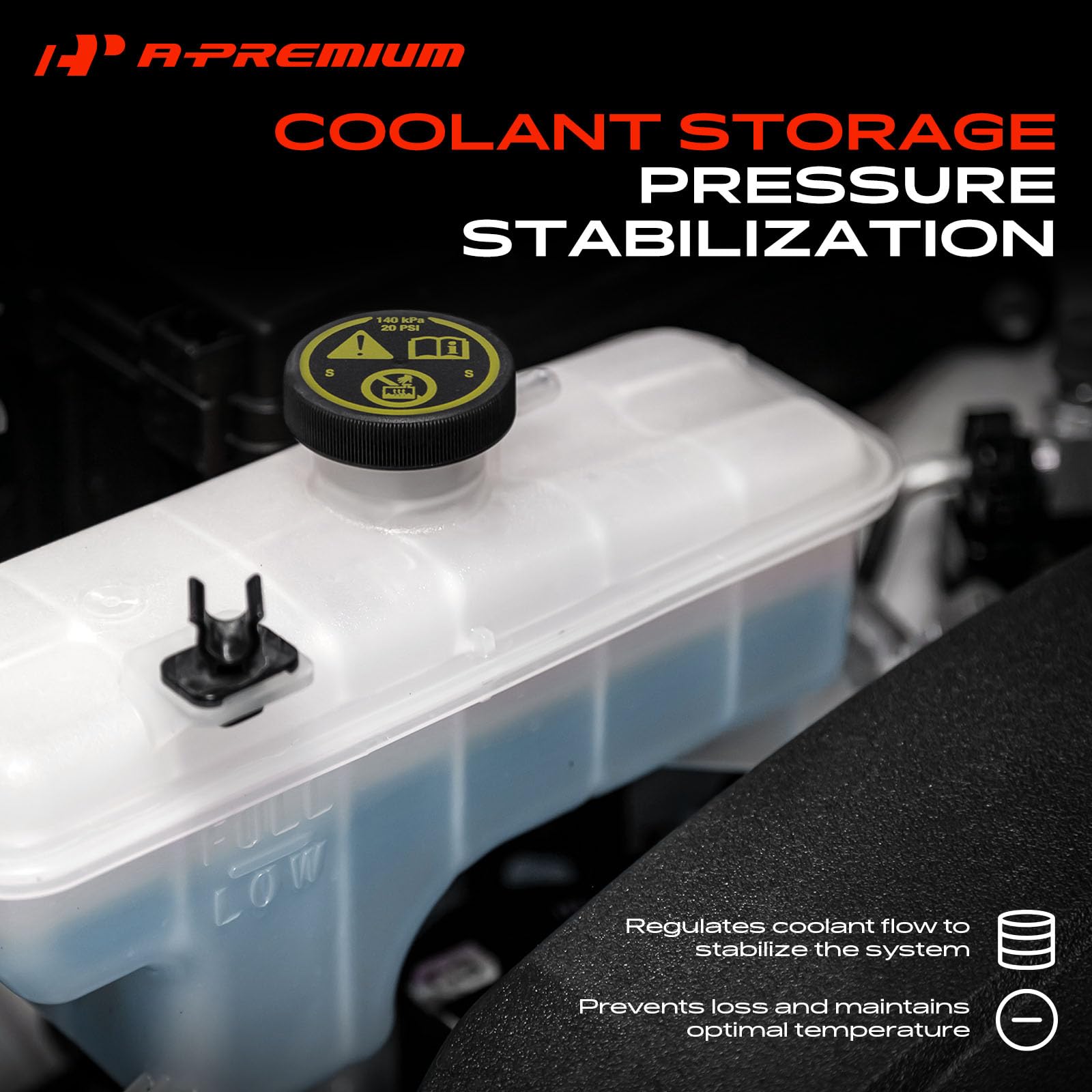 A-Premium hose connection ports detail for reliable coolant flow benefit