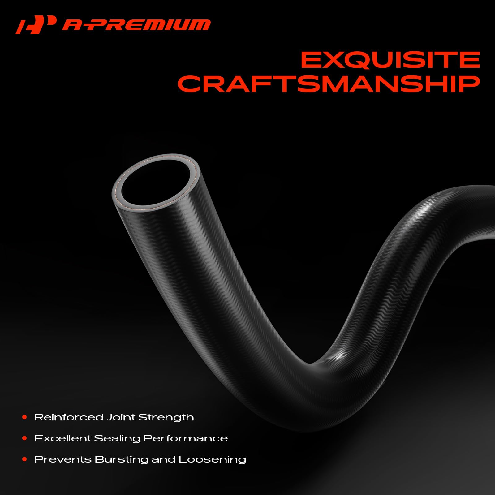 A-Premium hose end inside diameter detail for secure clamp sealing