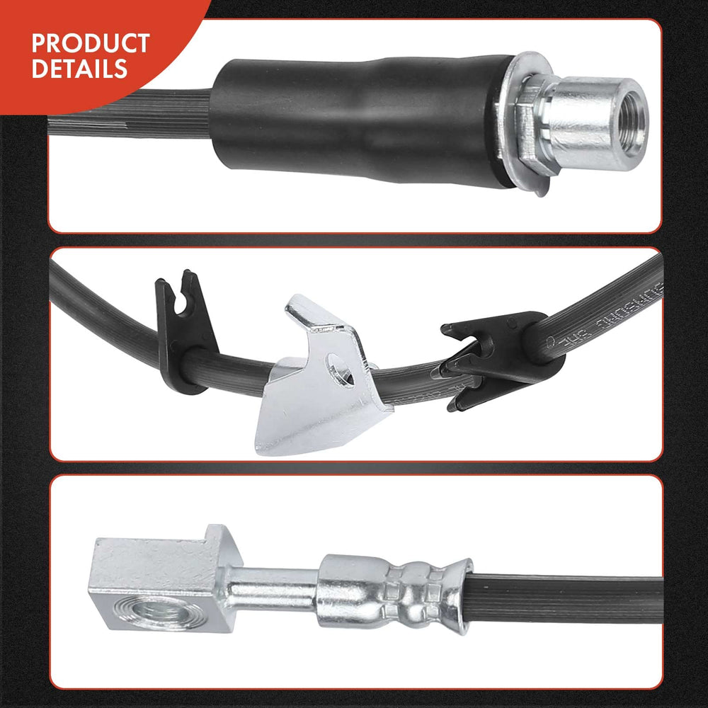 A-Premium hose next to ruler showing proper length and accurate fit