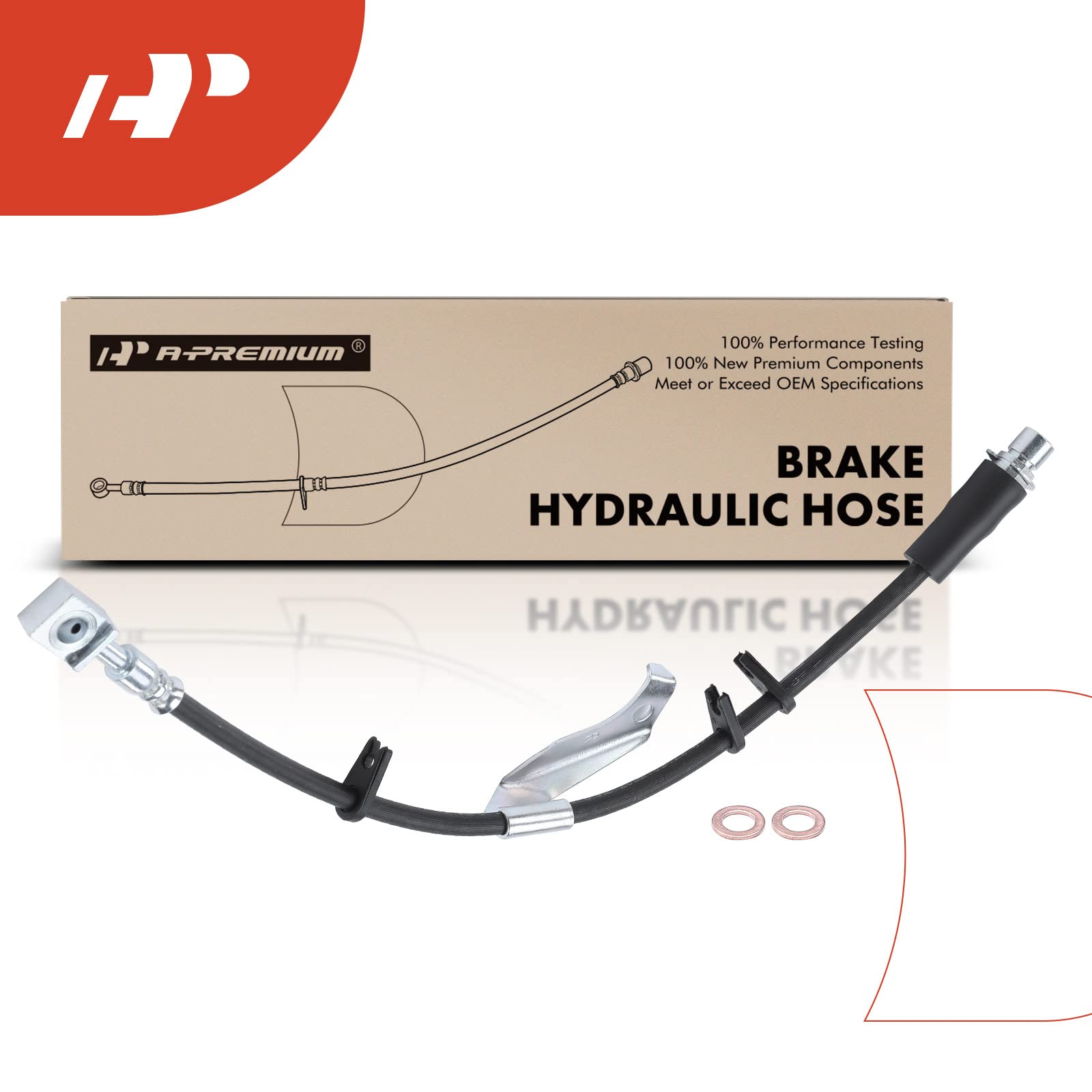 A-Premium hose in garage setting showing ready-to-install convenience