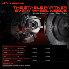 A-Premium hub side profile showing flange for accurate rotor fit