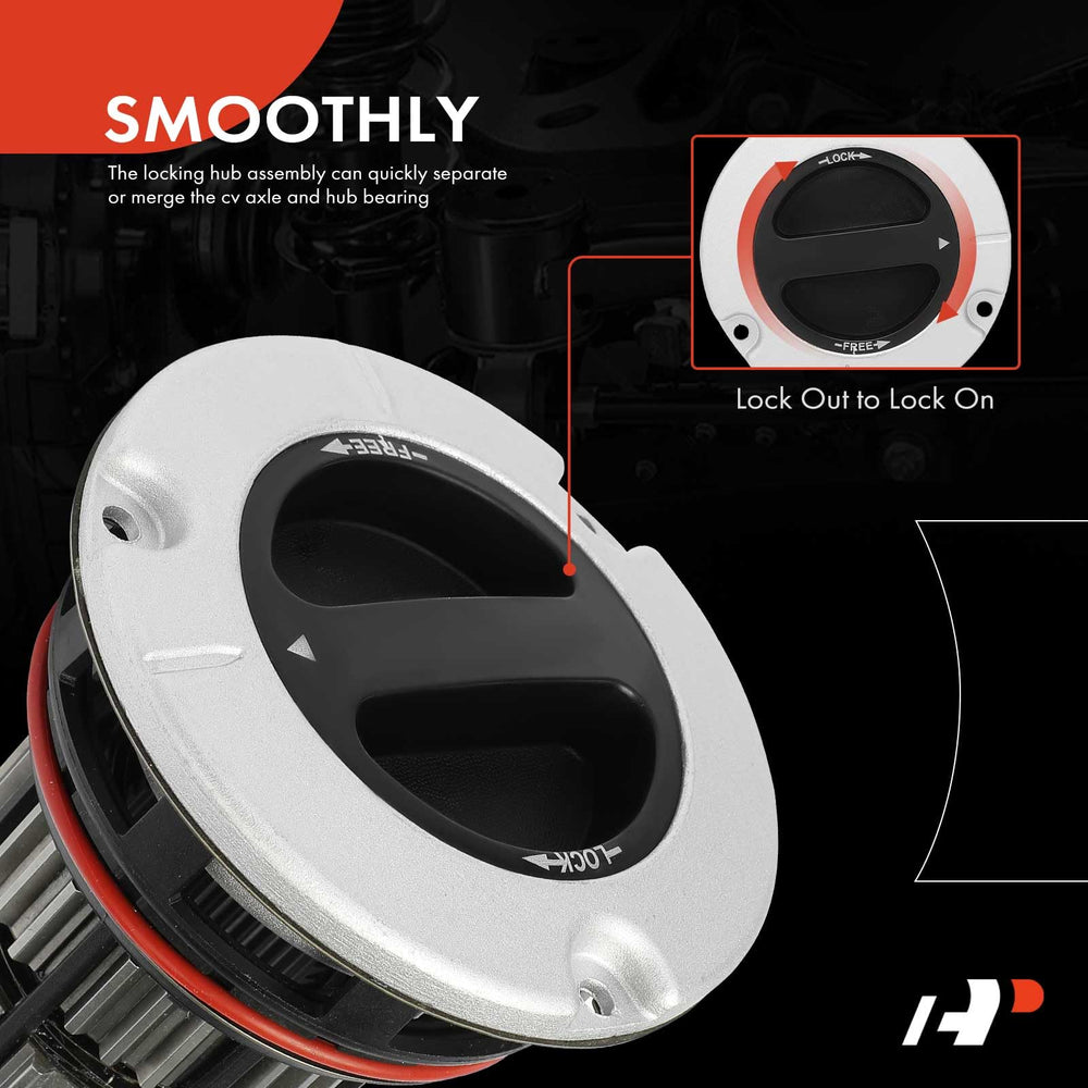 A-Premium hub spline detail showing 35-spline engagement accuracy