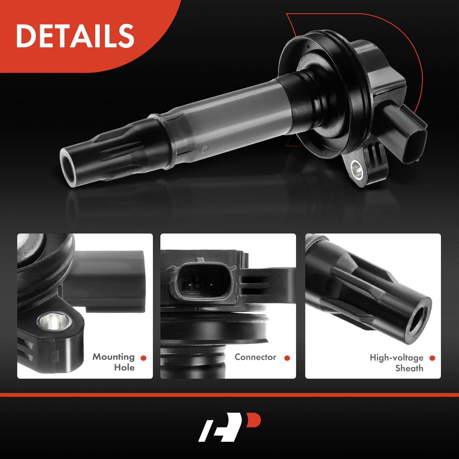 A-Premium spark plug end showing high-voltage terminal durability