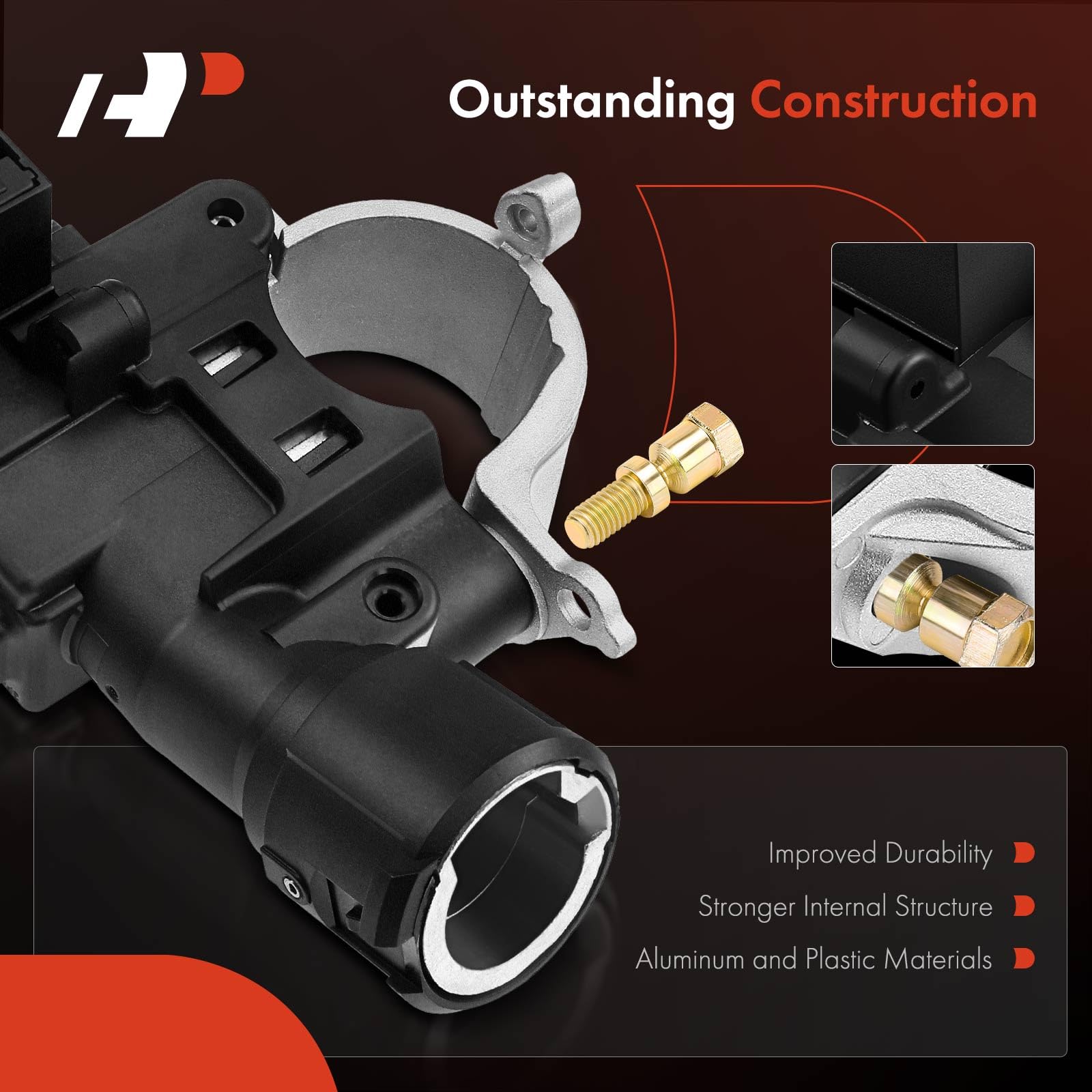 A-Premium close-up of ignition switch providing clear contact and reliable operation benefit