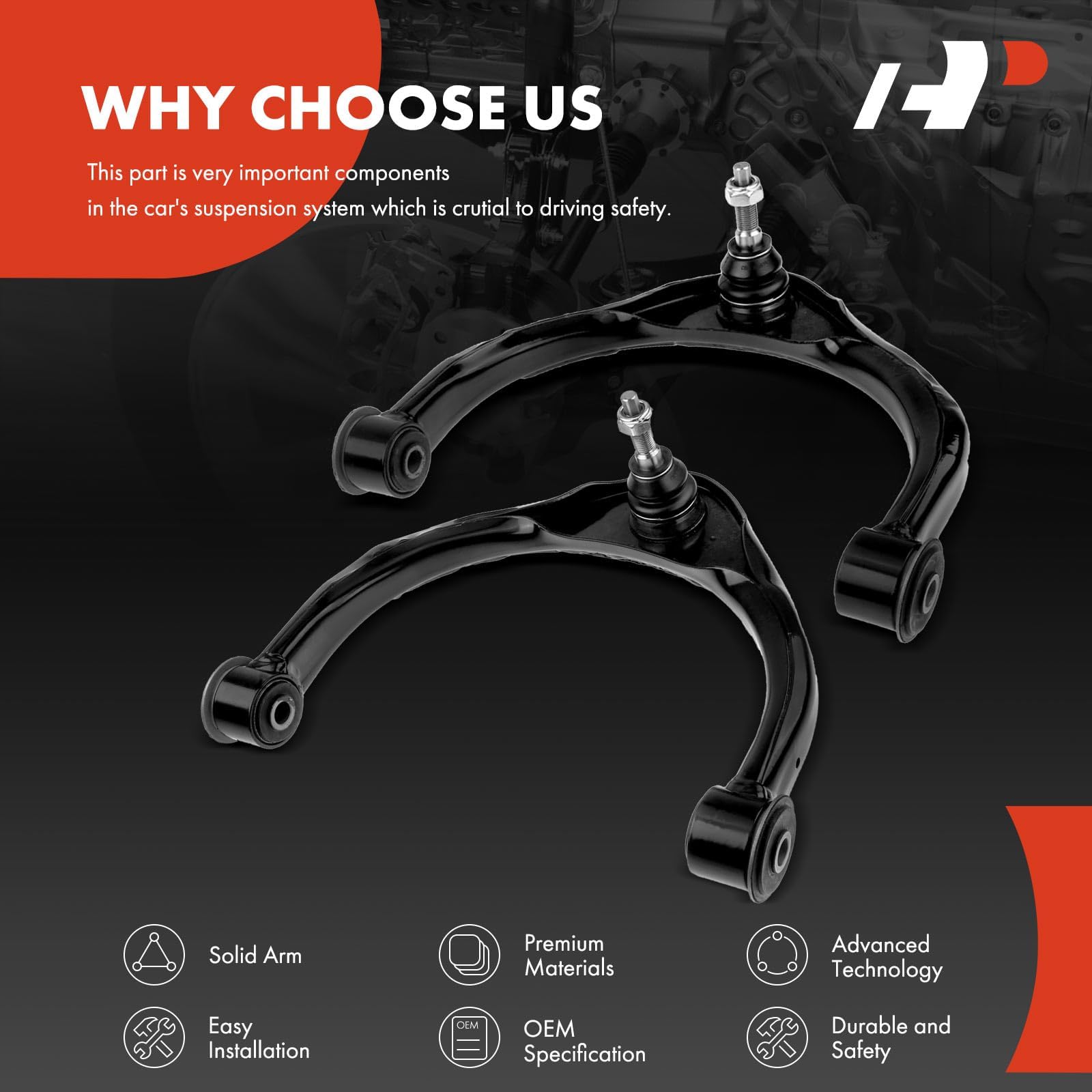 A-Premium included accessories laid out for quicker installation and convenience
