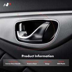 A-Premium handle installed in door panel illustrating easy DIY installation