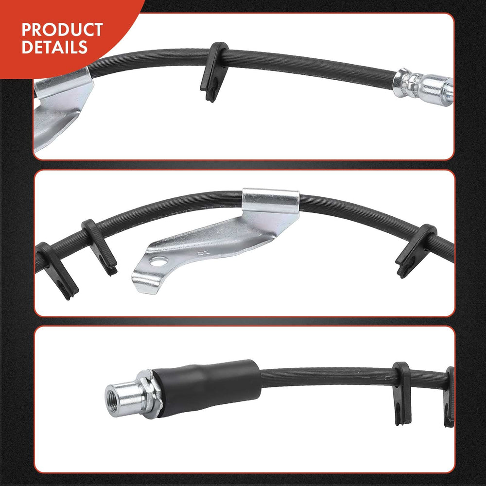 A-Premium hose installed on passenger side showing direct-fit alignment