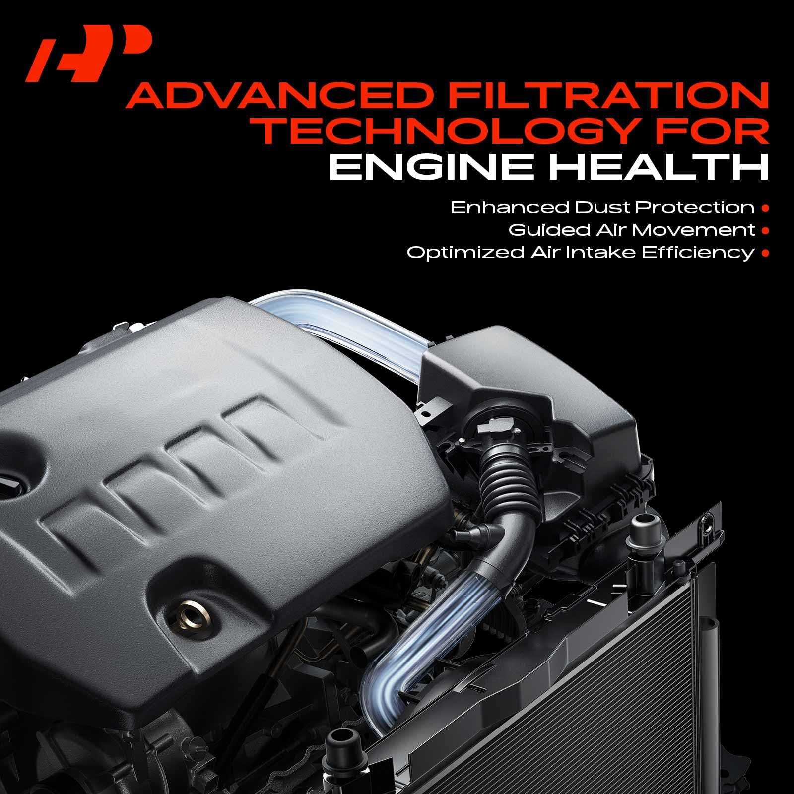 A-Premium installed in a Chevy engine bay restoring proper intake routing